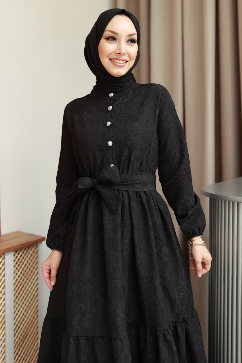 Linber Siyah Elbise