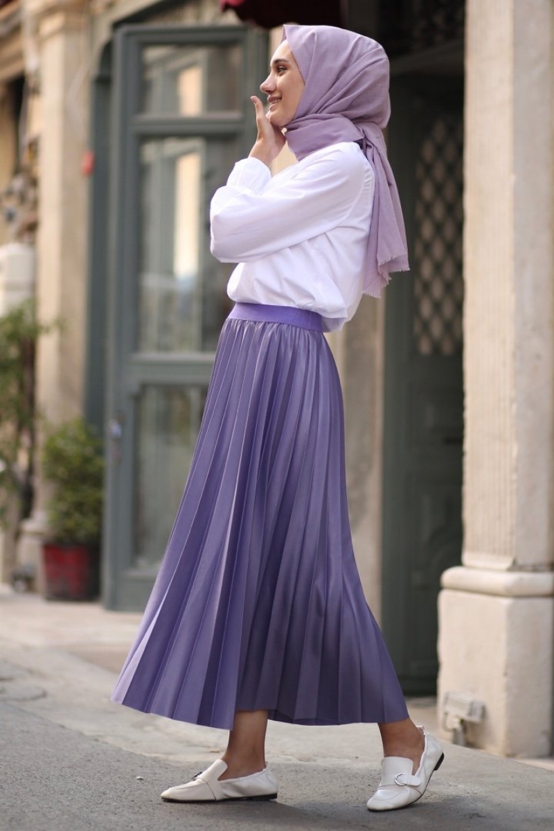 Linya Mor Etek Gömlek Kombin