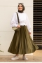 Linya Kaktüs Yeşili Etek