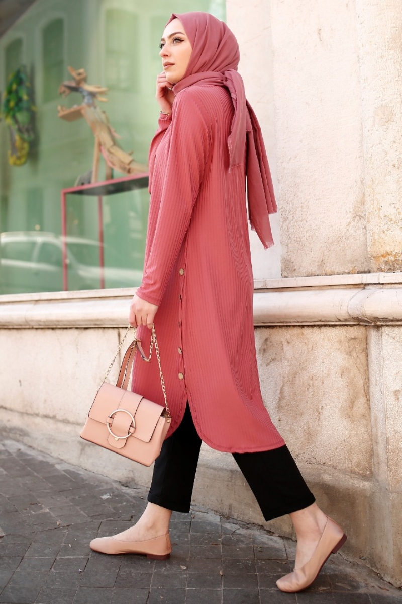 Lizbon Gül Kurusu Tunik