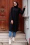 Lizbon Siyah Tunik