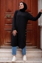 Lizbon Siyah Tunik