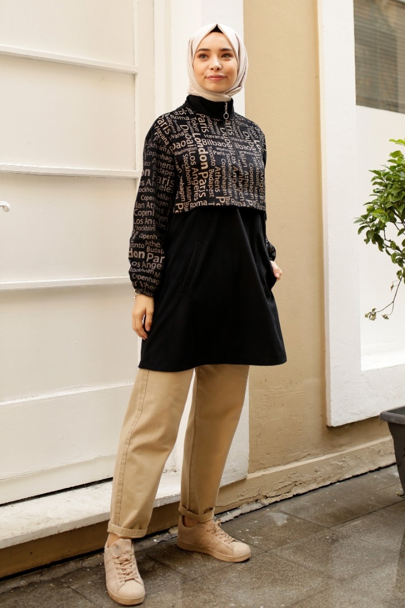 London Siyah Sweat