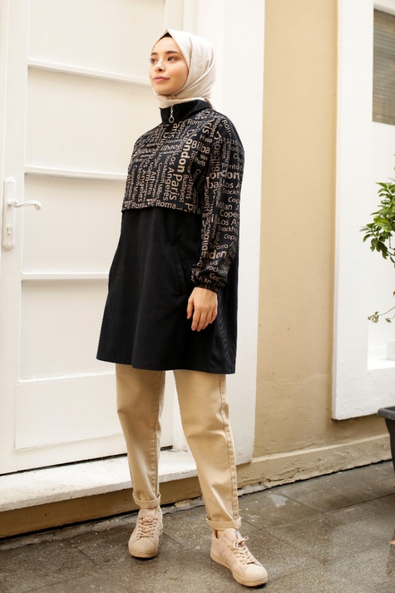 London Siyah Sweat