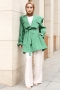 Lora Yeşil Trençkot
