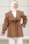 Lora Kahverengi Trençkot