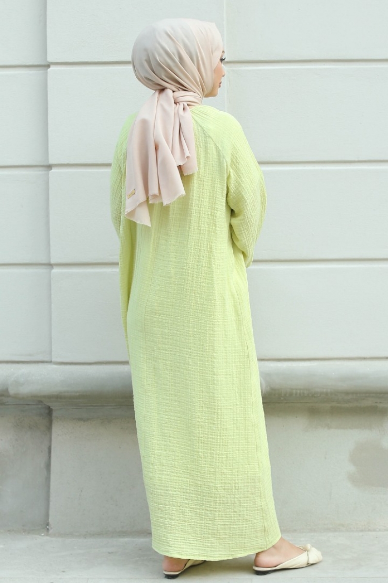 Lores Limon Çiçeği Elbise