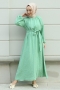 Lores Yeşil Elbise