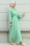 Lores Yeşil Elbise