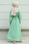 Lores Yeşil Elbise