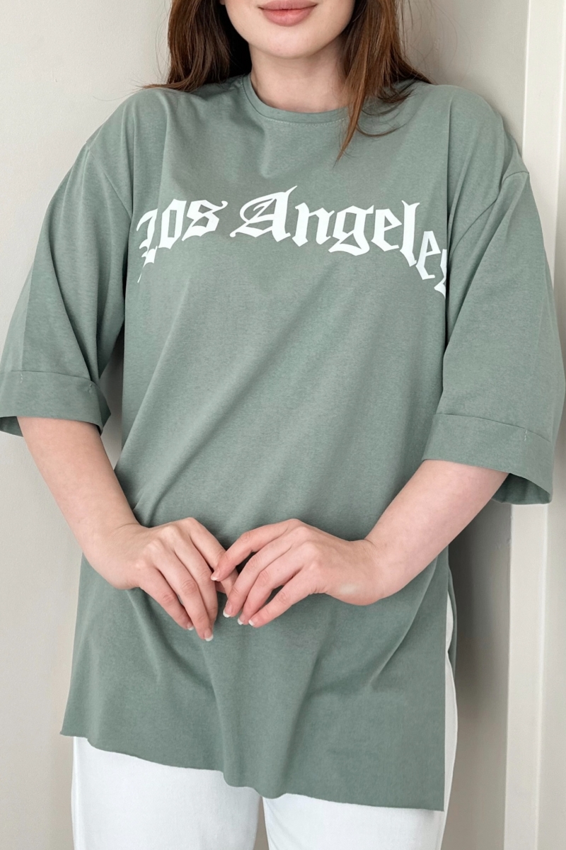 Los Angeles Mint Yeşili T-Shirt