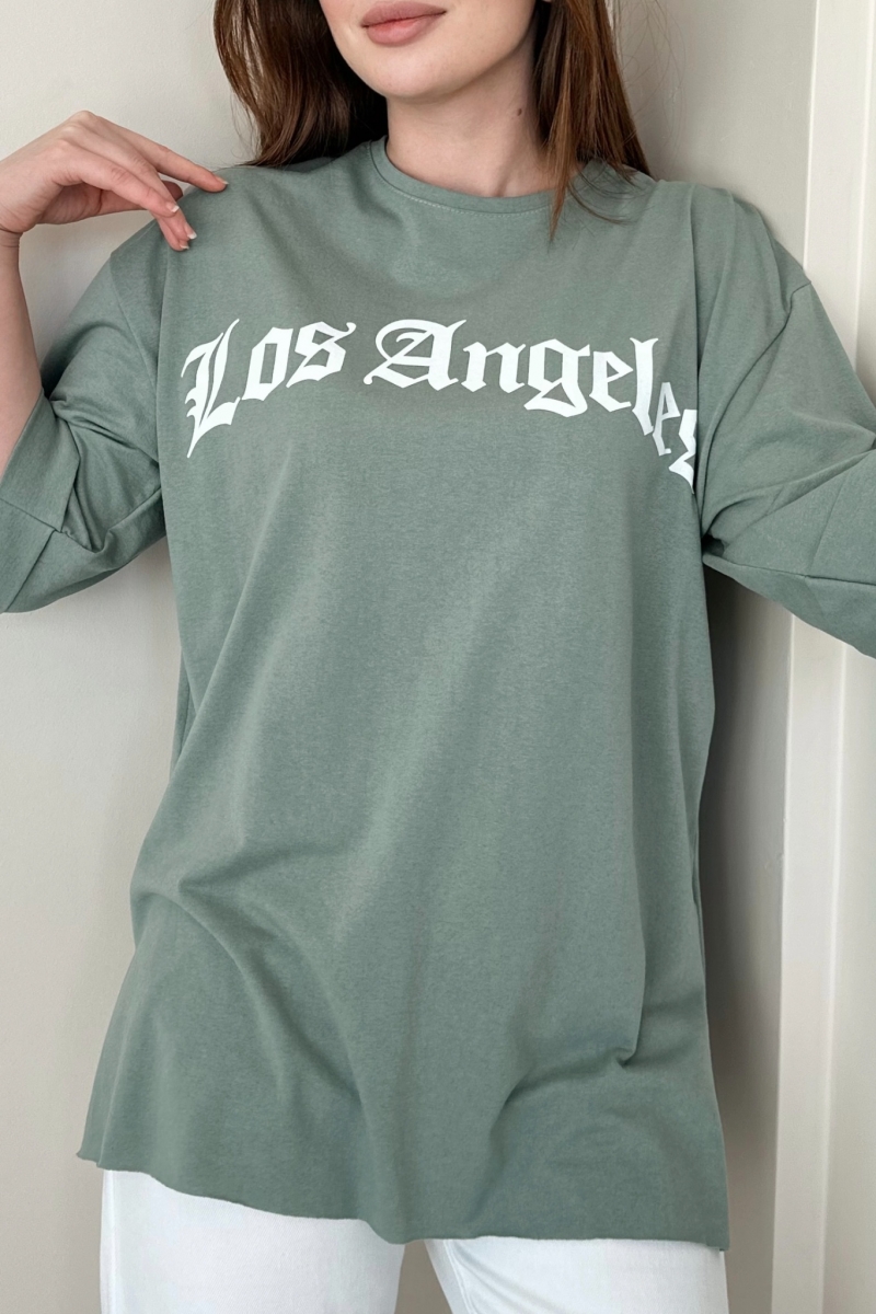 Los Angeles Mint Yeşili T-Shirt
