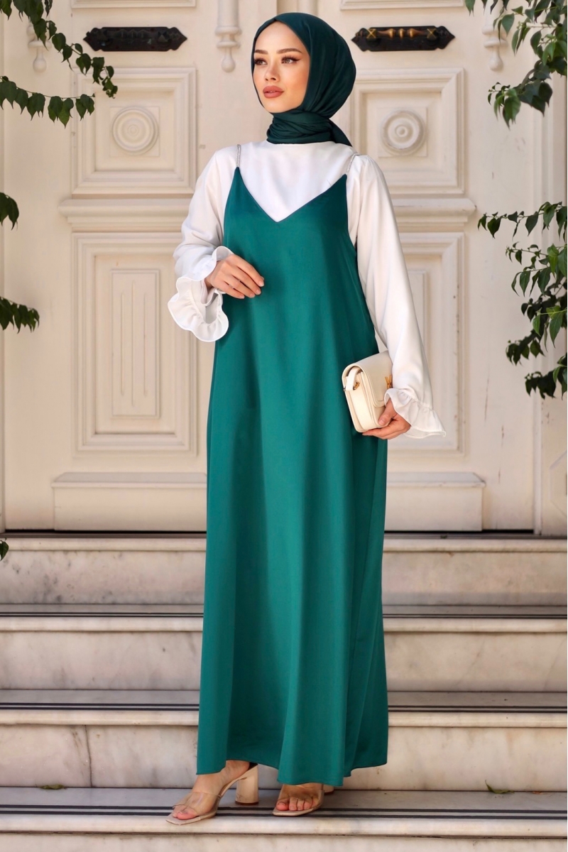 Lose Zümrüt Saten Jile