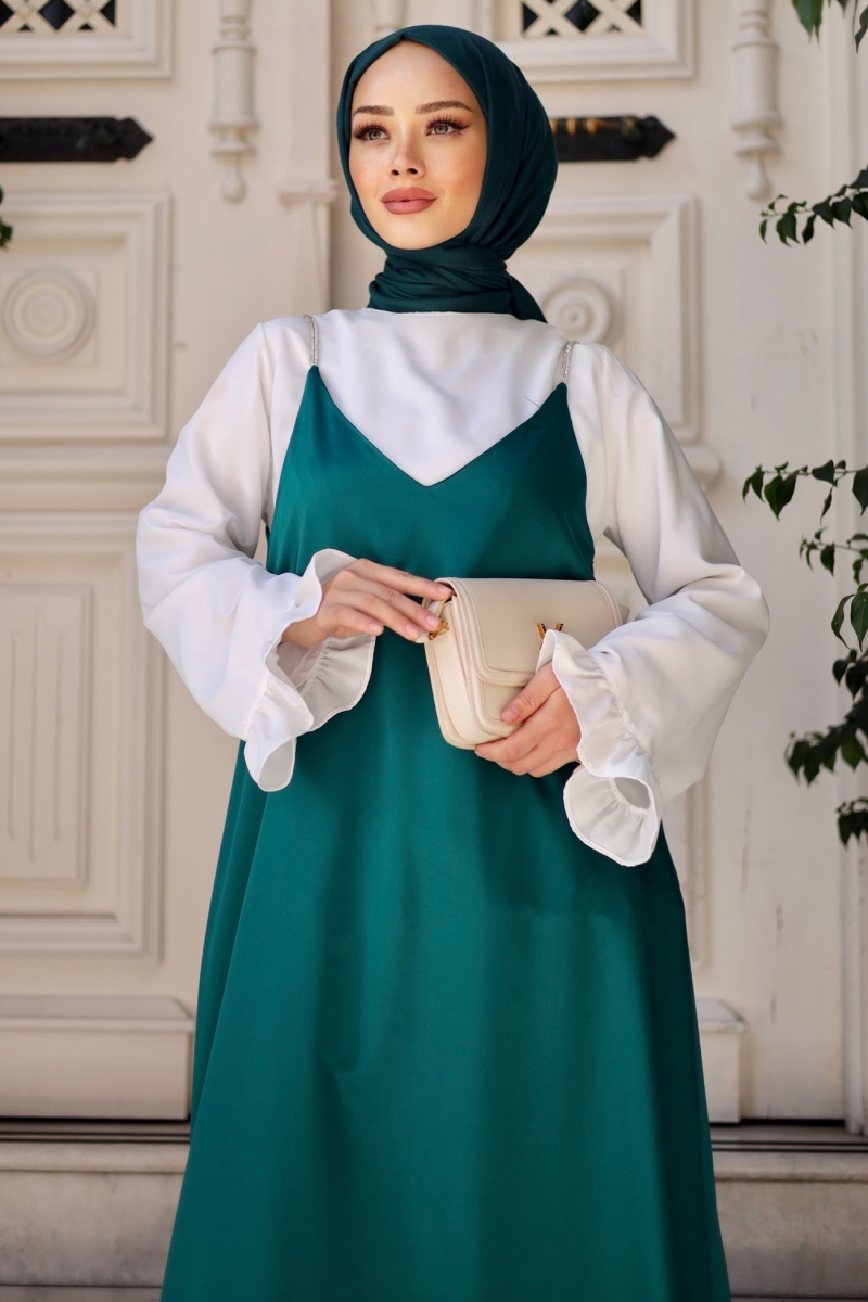 Lose Zümrüt Saten Jile