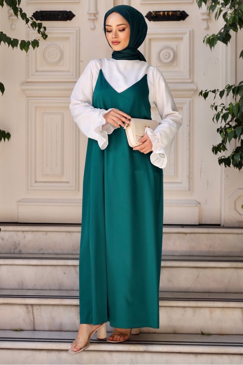 Lose Zümrüt Saten Jile