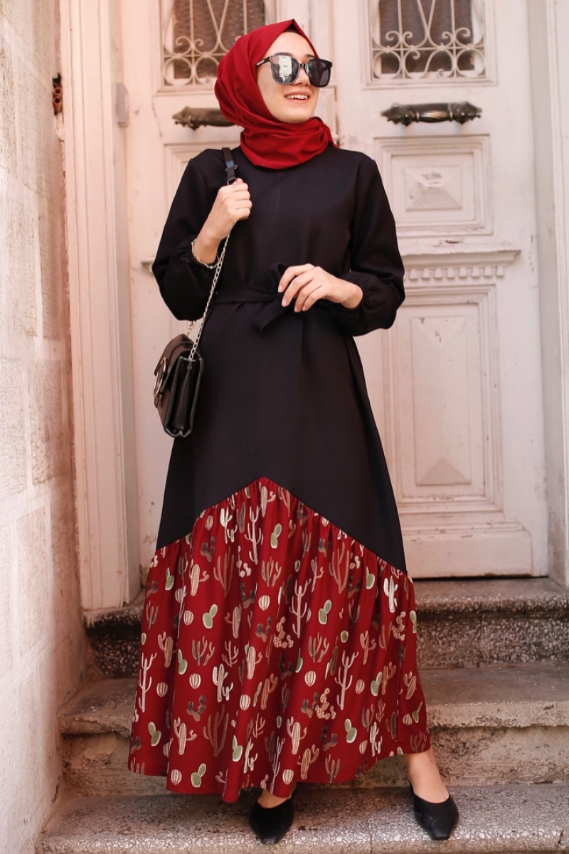 Losenta Bordo Elbise