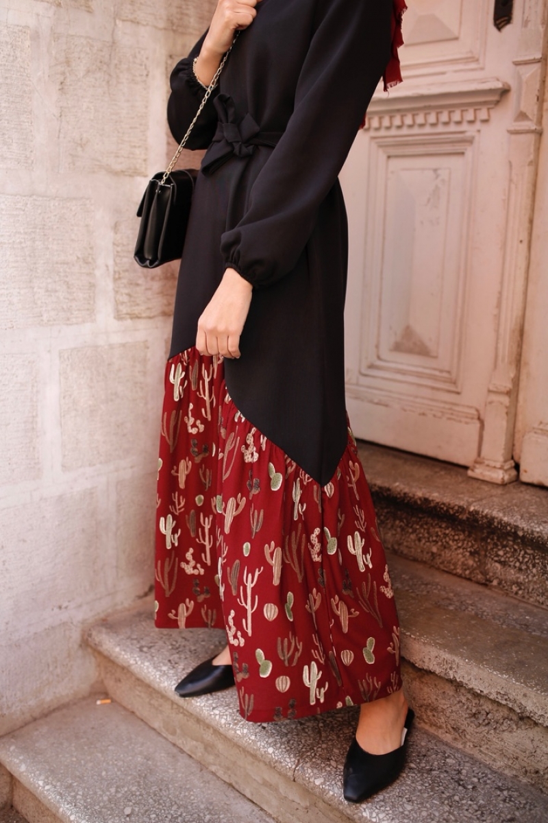 Losenta Bordo Elbise