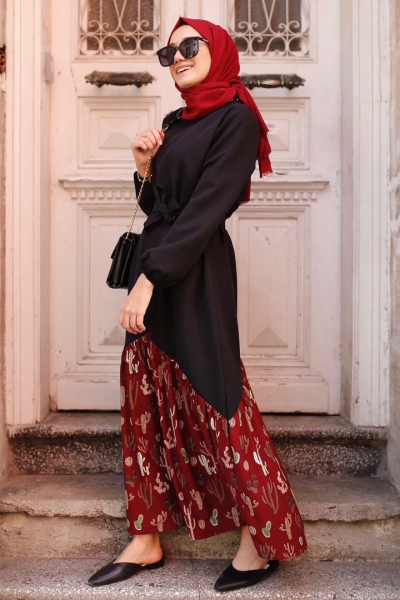 Losenta Bordo Elbise