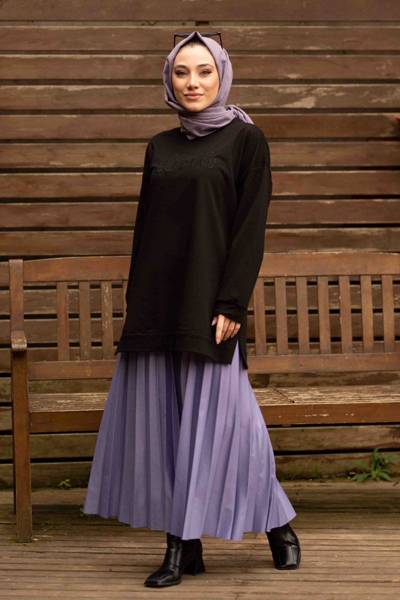 Lovely Siyah Sweat