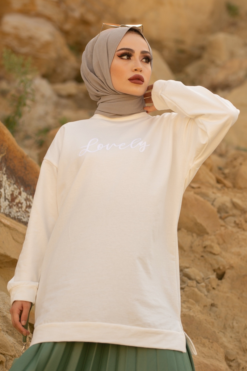 Lovely Ekru Sweat