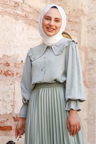 Loves Mint Yeşili Gömlek