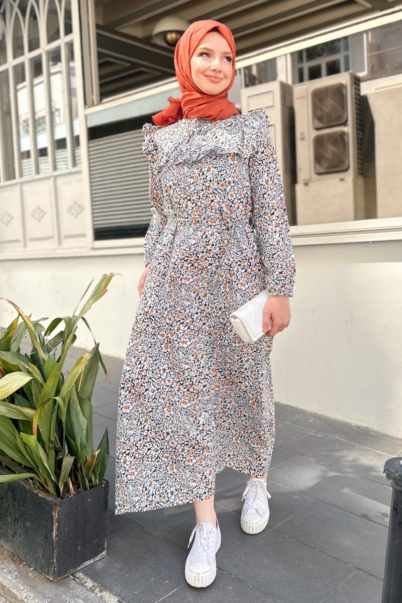 Loyam Turuncu Elbise