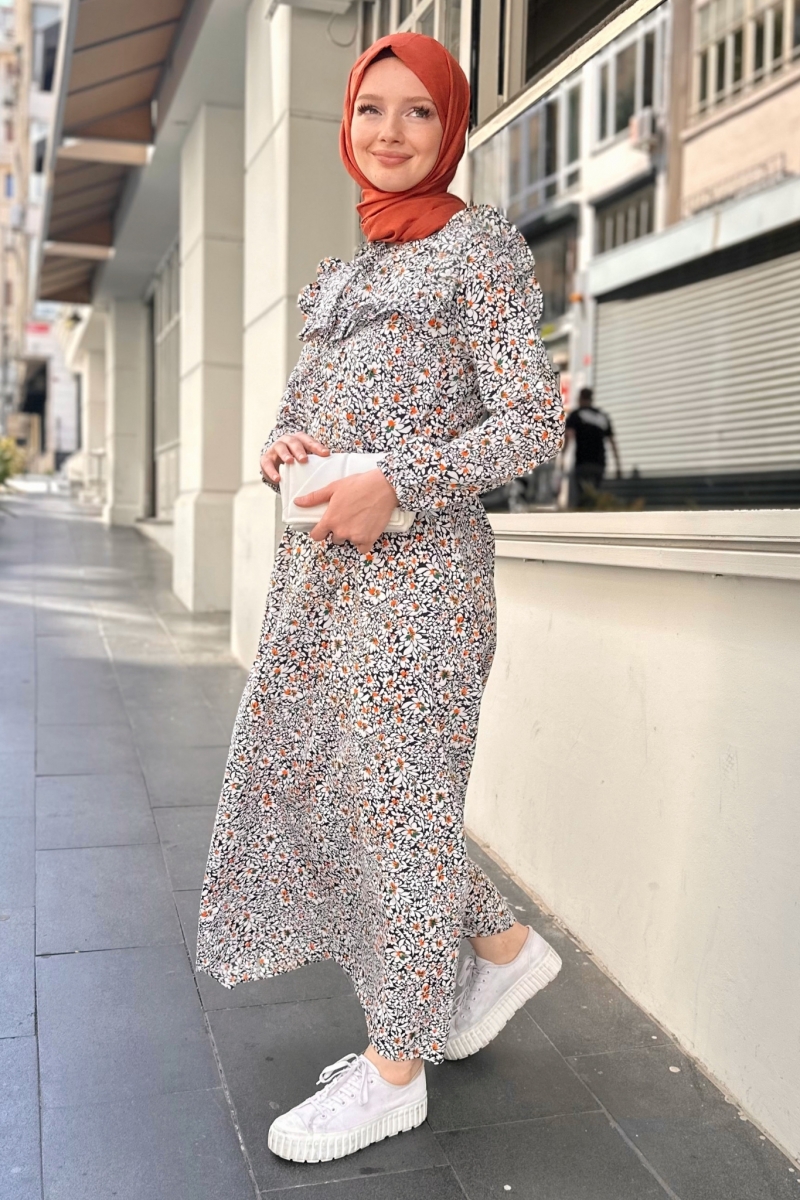 Loyam Turuncu Elbise