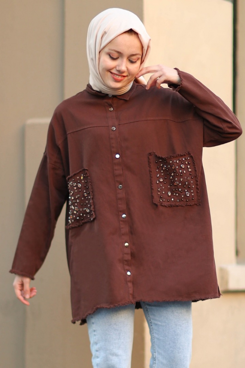 Lucky Kahverengi Ceket