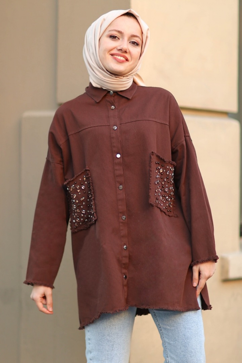 Lucky Kahverengi Ceket