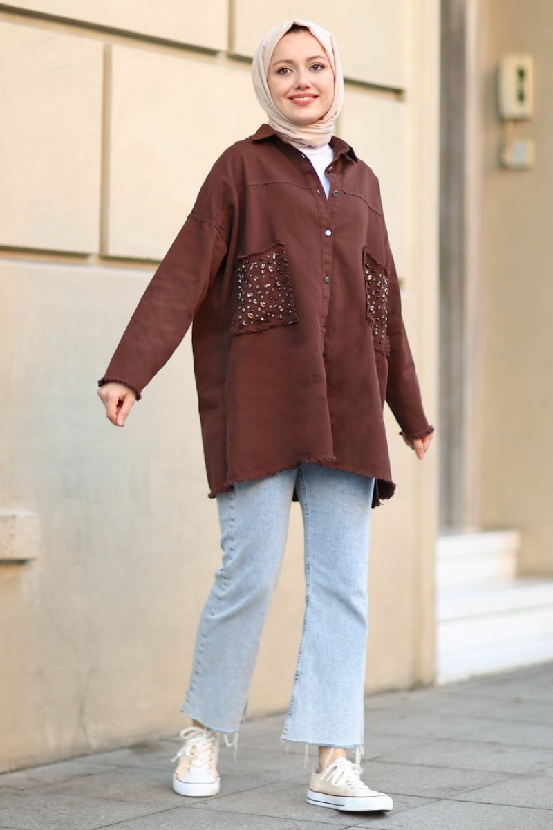 Lucky Kahverengi Ceket