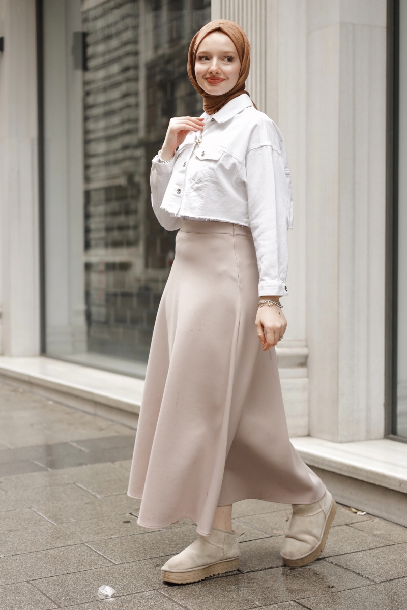 Lucy Beyaz Kot Ceket