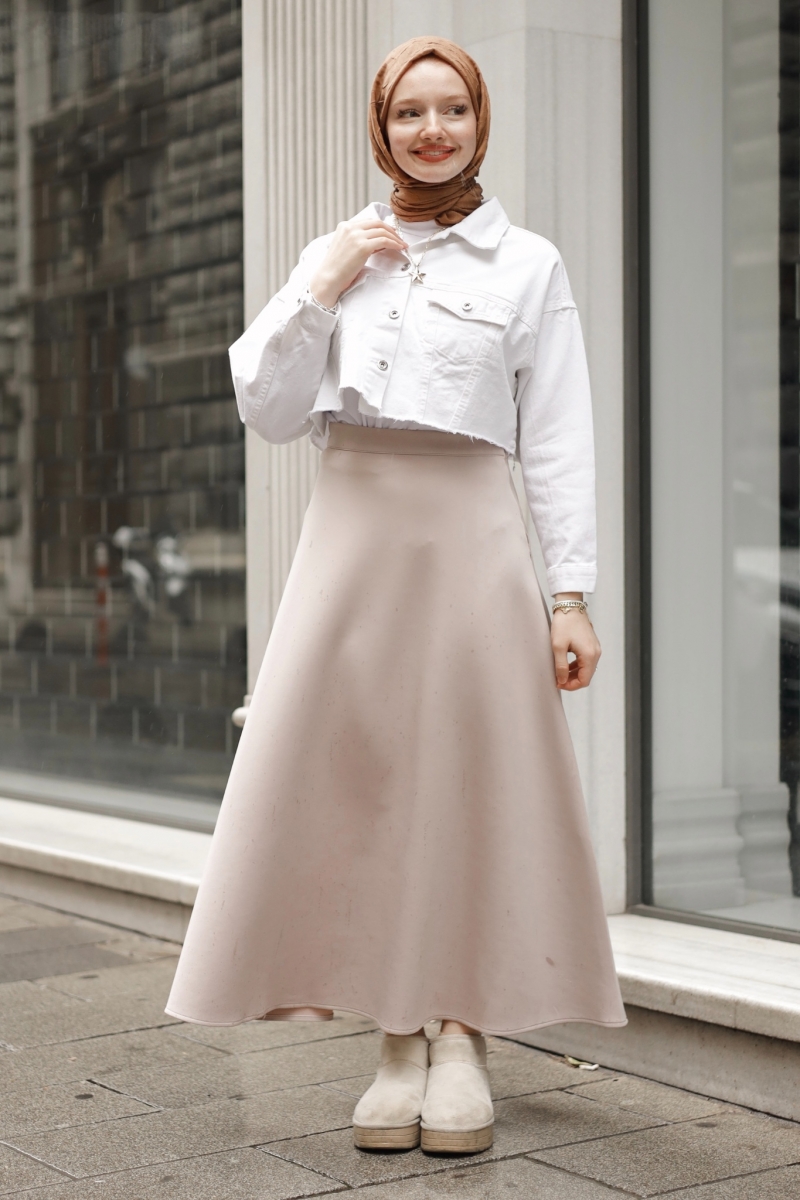 Lucy Beyaz Kot Ceket