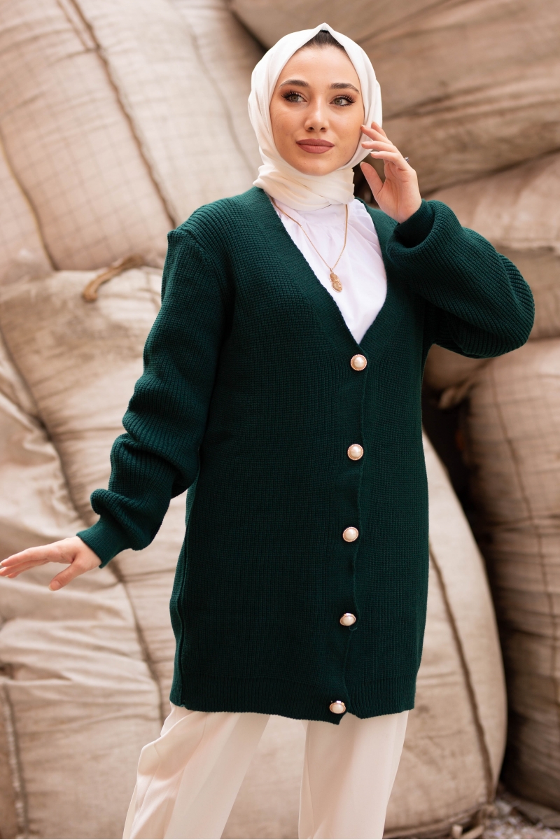 Lungo Zümrüt Hırka