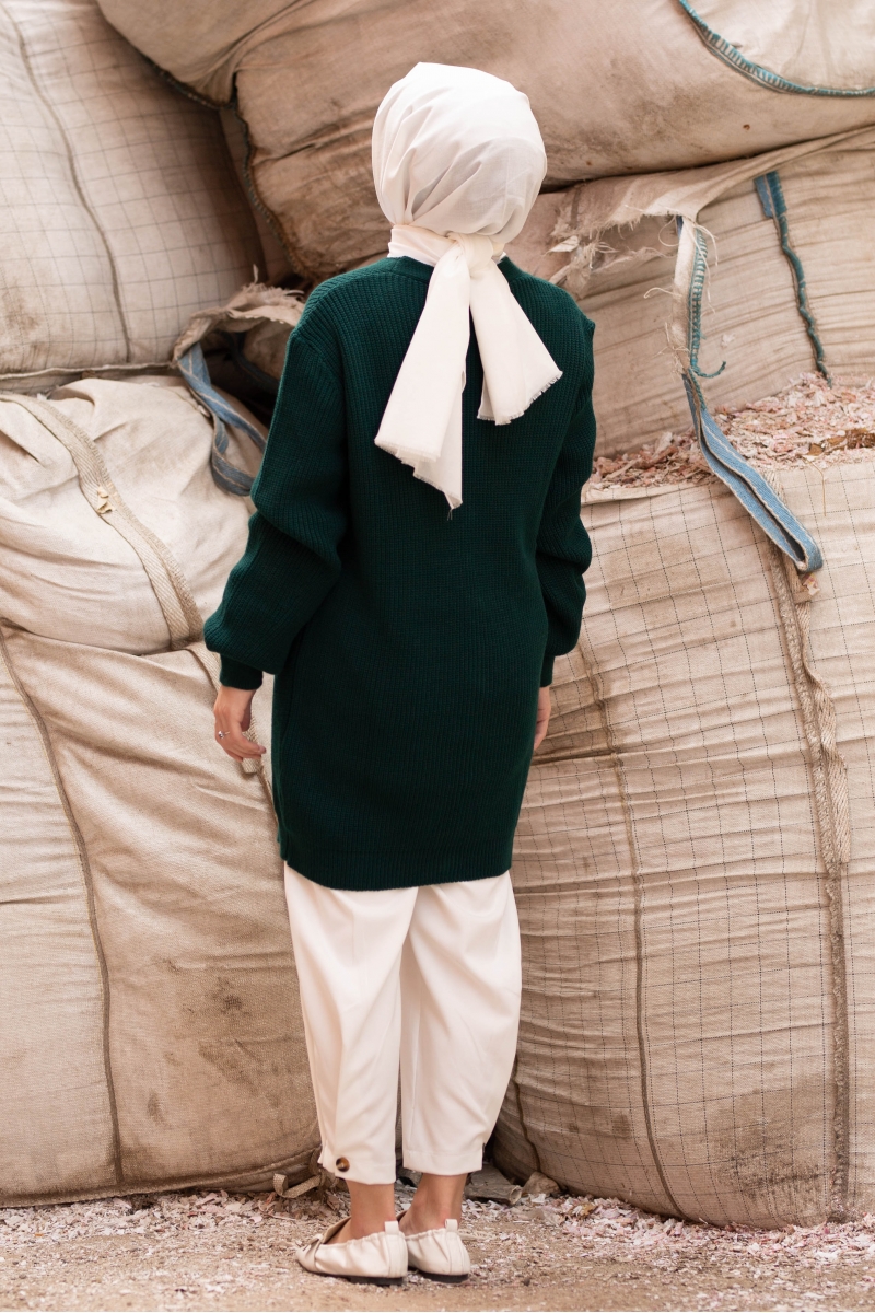 Lungo Zümrüt Hırka