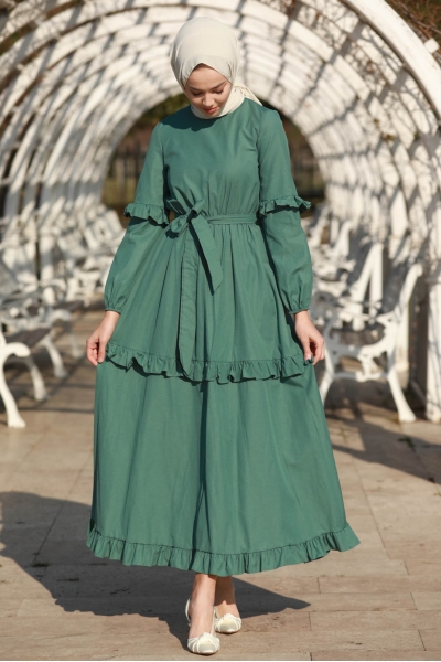 Lupeta Yeşil Elbise