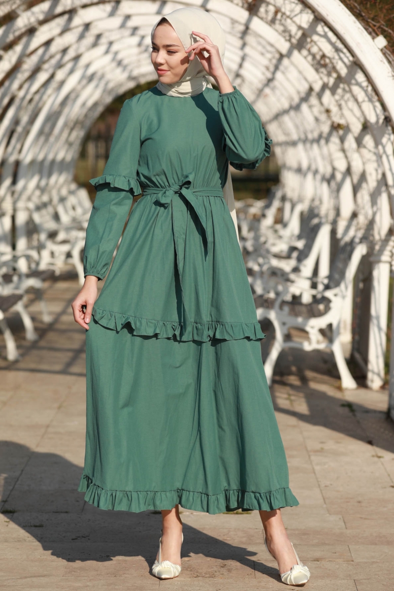 Lupeta Yeşil Elbise