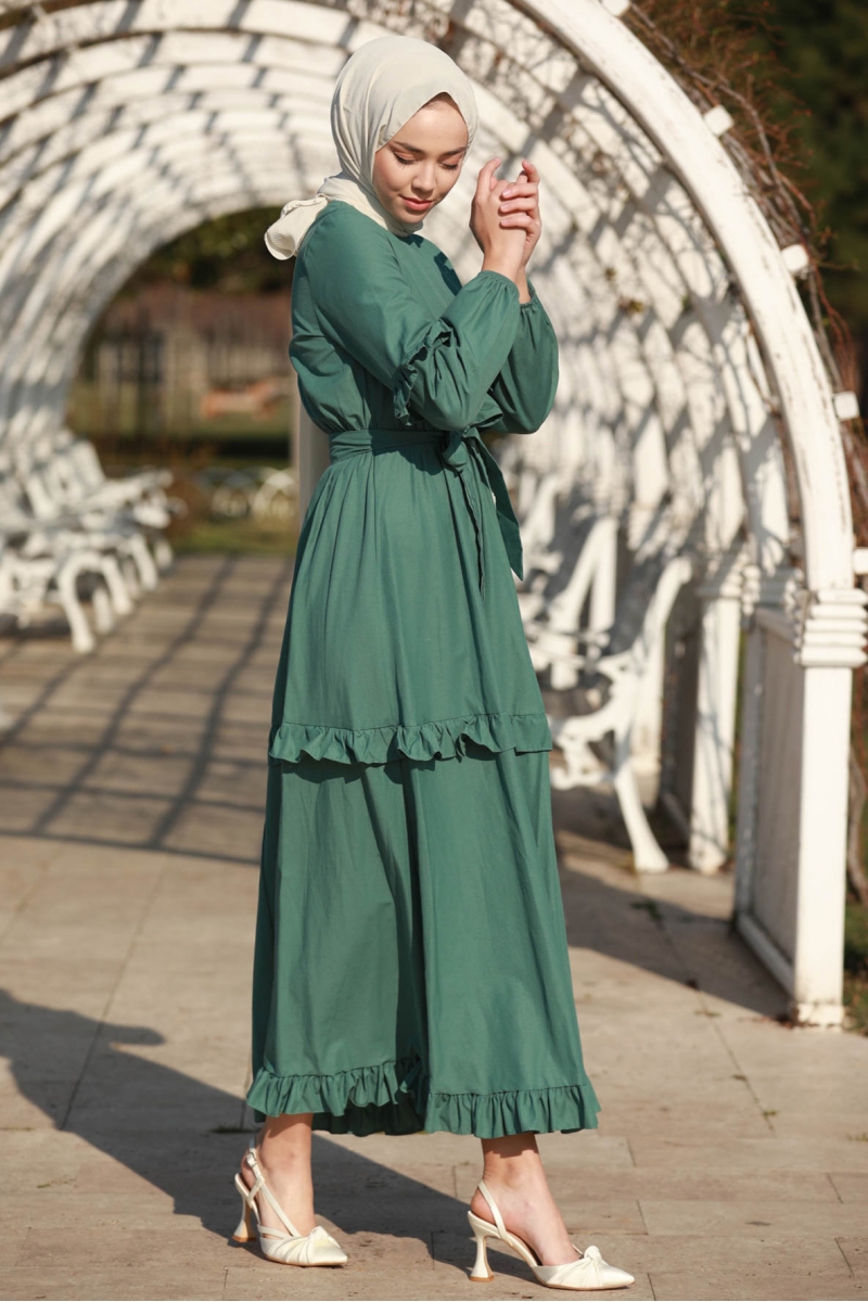 Lupeta Yeşil Elbise