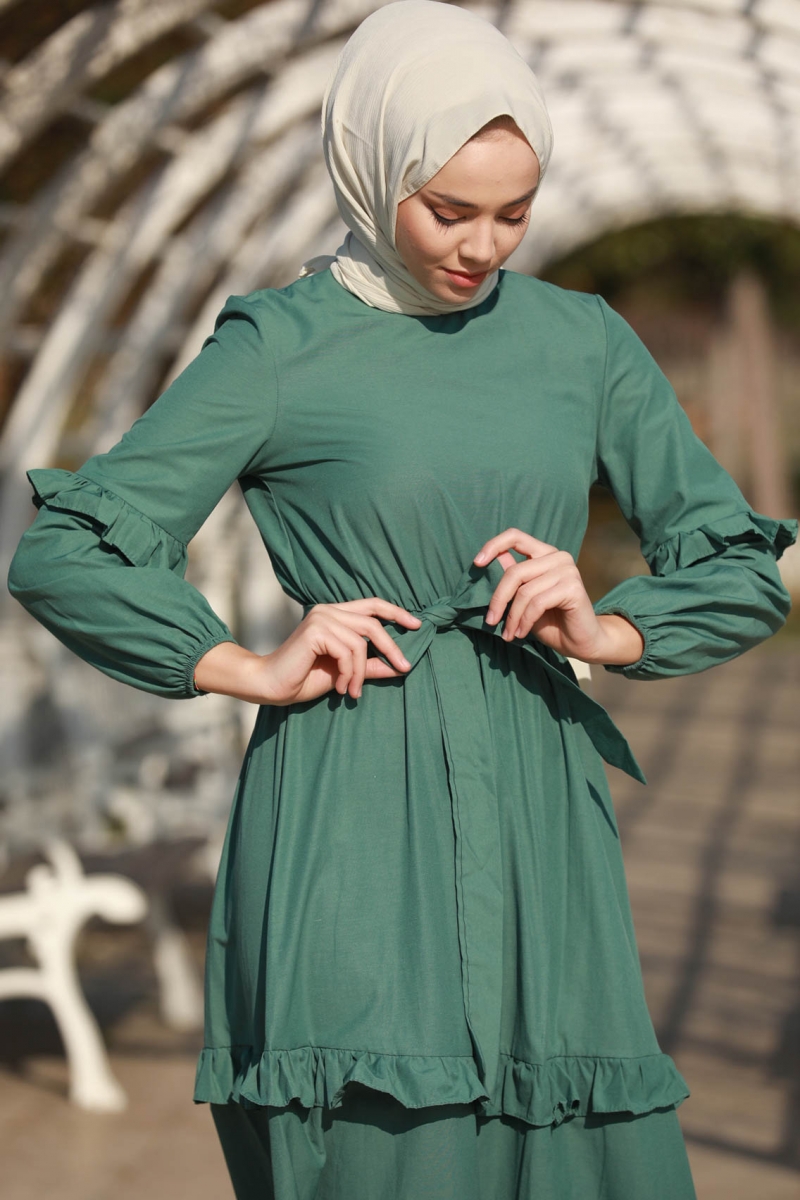 Lupeta Yeşil Elbise