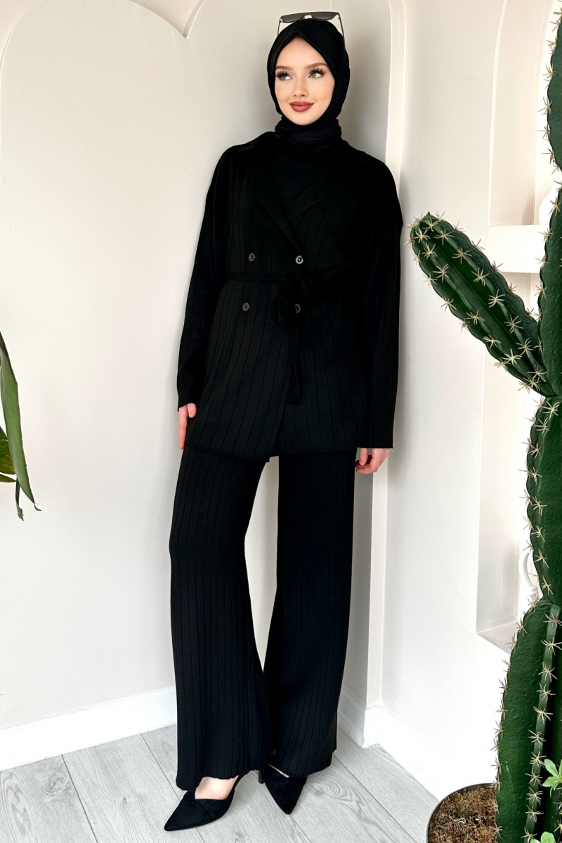 Magic Siyah Triko Takım