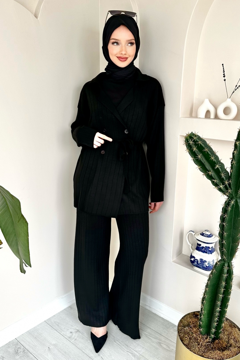 Magic Siyah Triko Takım