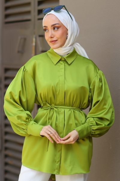 Mais Yağ Yeşili Tunik