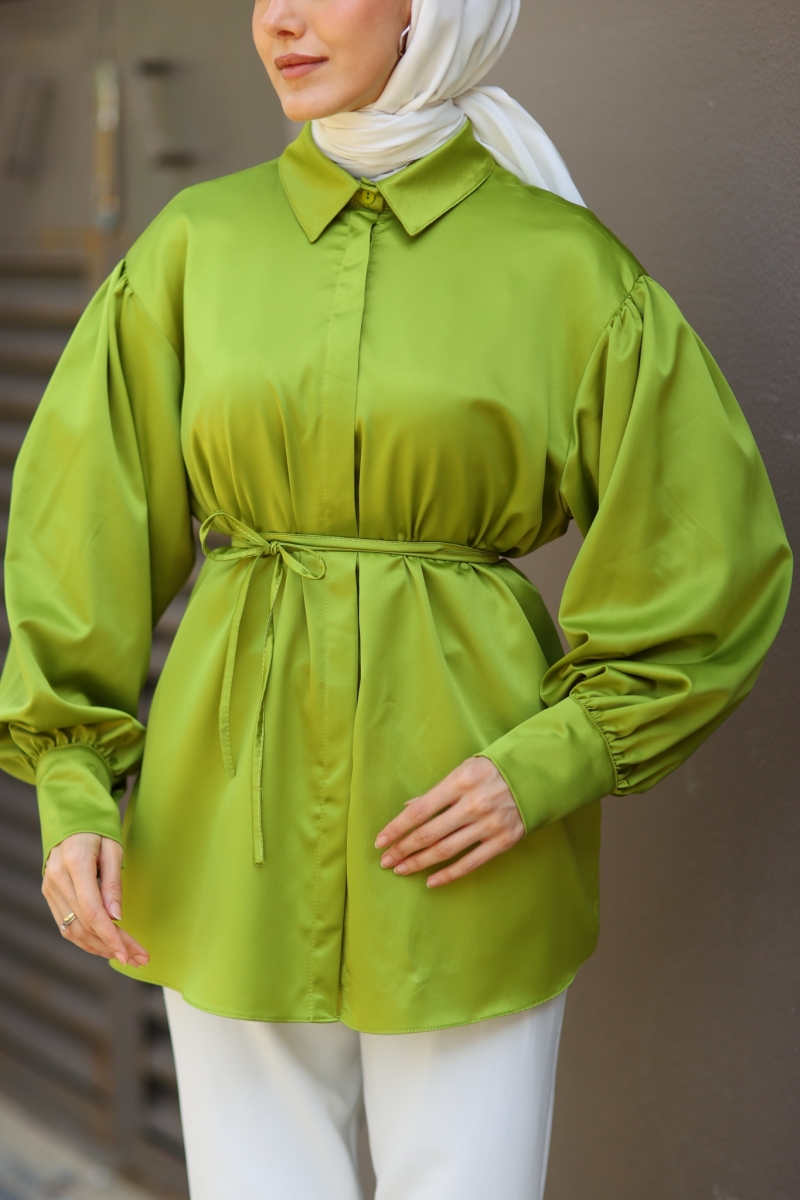 Mais Yağ Yeşili Tunik