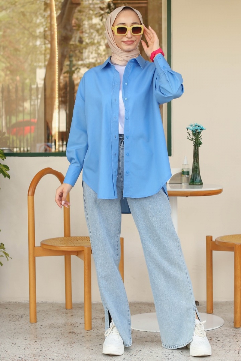 Maiya Mavi Gömlek