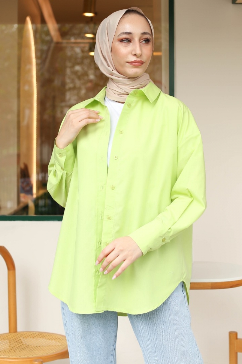 Maiya Limon Çiçeği Gömlek