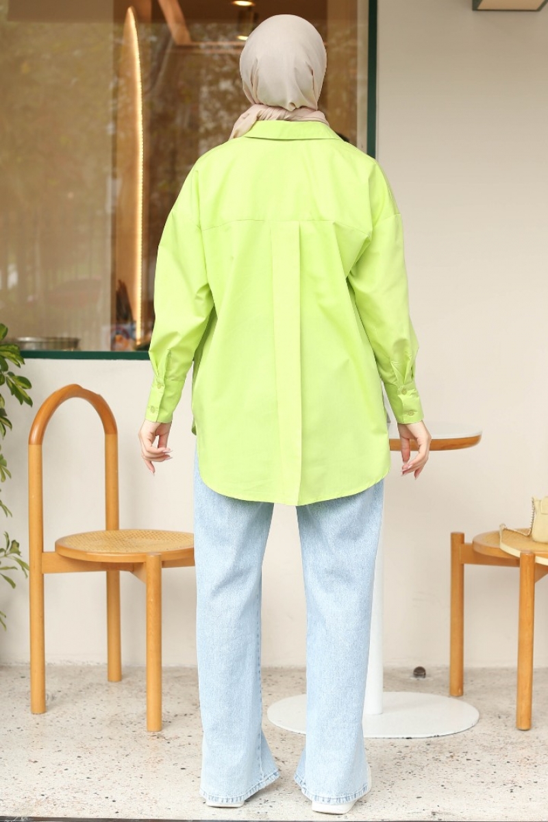 Maiya Limon Çiçeği Gömlek