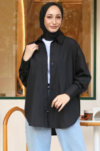 Maiya Siyah Gömlek