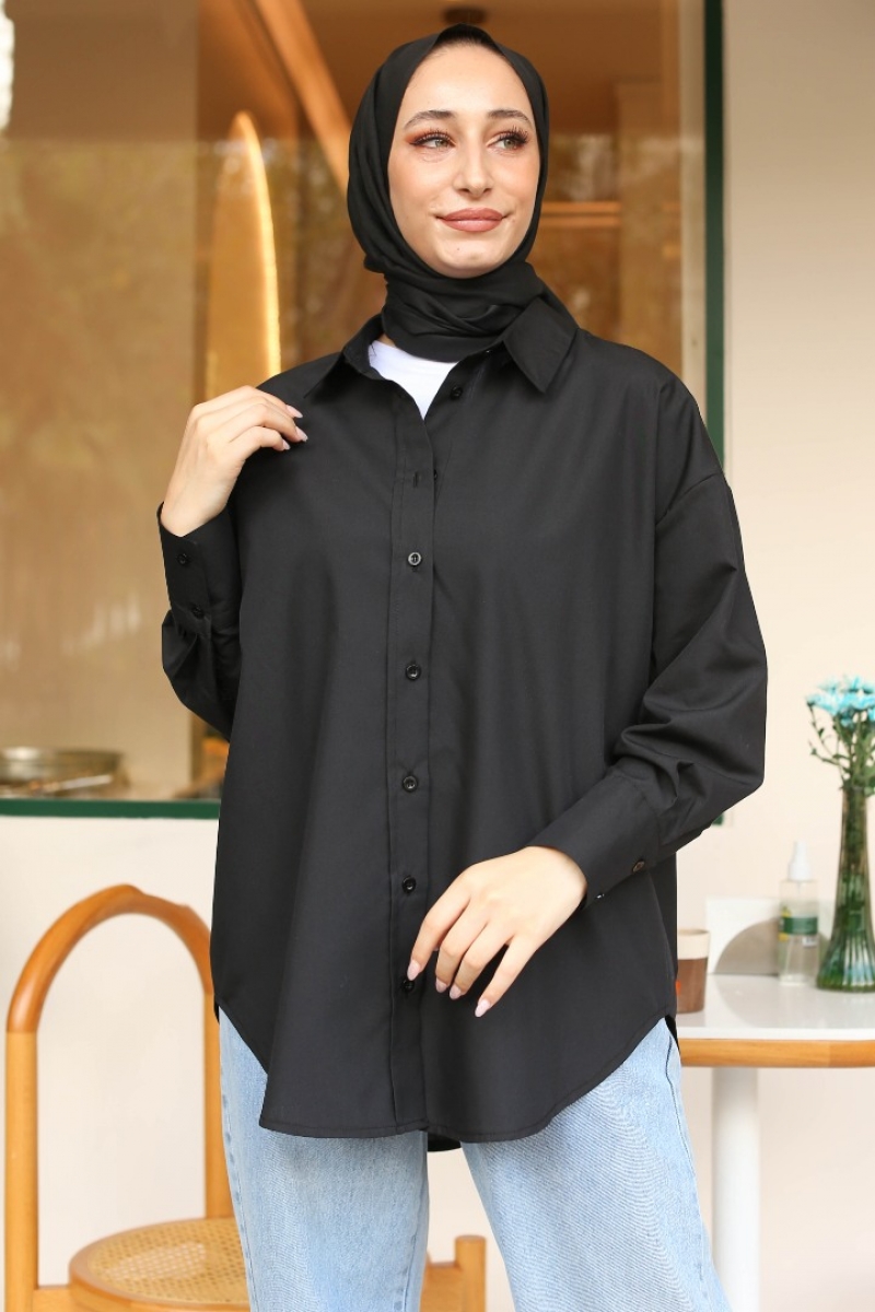 Maiya Siyah Gömlek