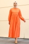 Manya Turuncu Elbise