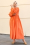 Manya Turuncu Elbise