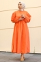 Manya Turuncu Elbise